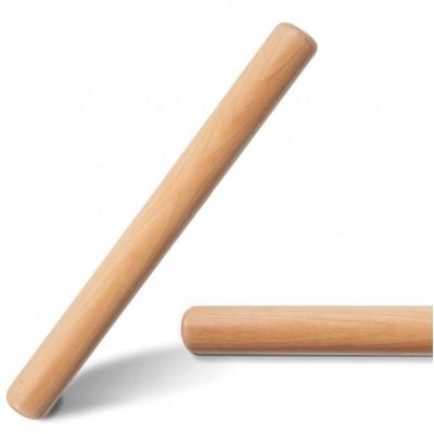 China Beech Wood Sustainable French Pin For Baking Pastry Pizza Dough Roller Wooden Kitchen Utensil Tool for sale