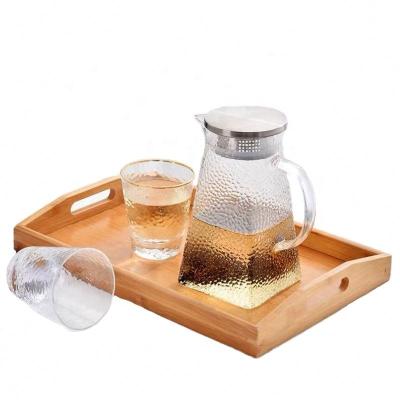 China Unique Design Hot Selling Best Quality Eco-friendly Food Serving Tray Dinner Plate Wooden Breakfast Wooden Serving Tray for sale