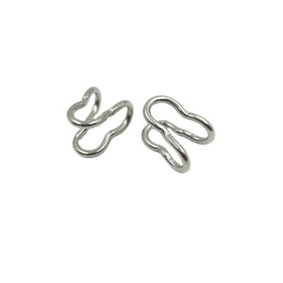 China Stainless Steel Stainless Steel U Hook Connector For Playground Rope Net for sale