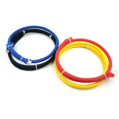 China Steel + Nylon Multi Color Reinforced Nylon Rope With A Wire Steel Wire Core for sale