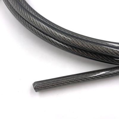 China High Tensile Nylon Coated Rope Steel Wire Rope Lifting Cable for sale