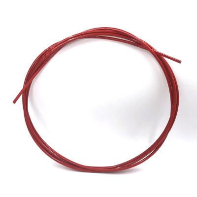 China Rope Various Color Plastic Coated Electric Galvanized Steel Wire Rope for sale