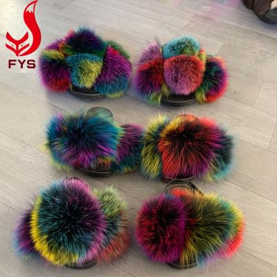 China Custom Made Soft Breathable Baby Size Toddler and Adults Fur Slippers Smudge Slide Kids with Purse Set for sale