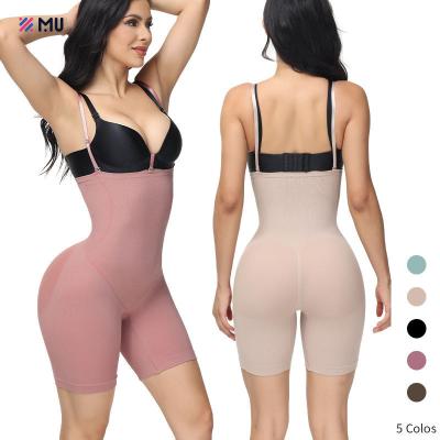 China Anti-Bacterial Custom Services Compression Bodysuit Seamless Full Body Shaper Suits Women Butt Lifter Panty Shapewear for sale