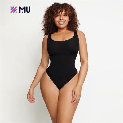 China Anti-Bacterial HOT SALE TIK TOK Custom Sculpting Bodysuit Body Shaper Abdominal Tummy Control Shapewear For Women Seamless Shapewear Bodysuit for sale