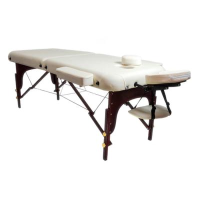 China Cheap popular wooden 2 section massage table for sale for sale