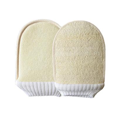 China All Natural Best Selling Organic Natural Shower Exfoliating Loofah Rubbing Gloves For Bath for sale