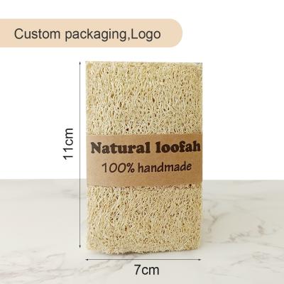 China Viable Wholesale Biodegradable Tableware Kitchen Cellulose Wood Pulp Loofah Sponge for sale