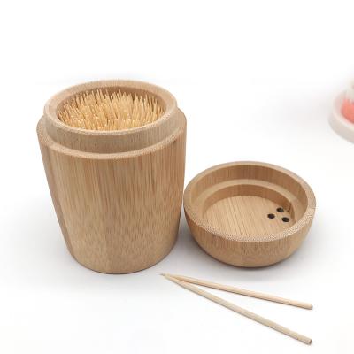 China Manufacturer Custom Disposable Natural Eco-friendly 300pcs Bamboo Toothpicks for sale