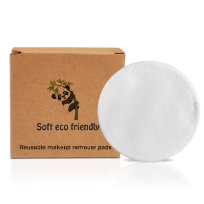 China Reusable Makeup Cotton Facial Cleansing Pads 2 Layer Organic Facial Makeup Remover Cotton Wadding Cleansing Pads for sale