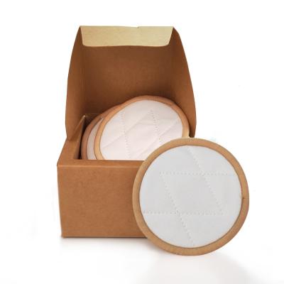 China Wholesale OEM 3layers Makeup Cotton Reusable Facial Makeup Remover Bamboo Wadding Cleansing Pads for sale