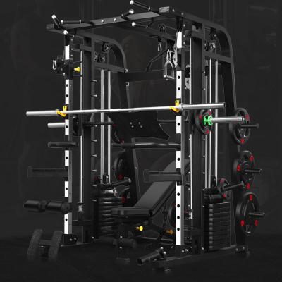 China Universal Multifunctional Exercise Squats Commercial Multi Gym Exercising Smith Machine Home Gym With Leg Press Equipment for sale