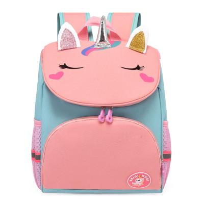 China Anti-theft Unicorn Patterned Oxford Waterproof Soft Cartoon Rainbow Back To School Bags Teens Outdoor Travel Backpack For Boys Girls for sale