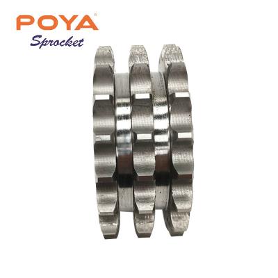 China Chinese Products C#45 Steel Industrial Roller Pitch Roller Chain Double Sprocket Transmission Machine Importers for sale