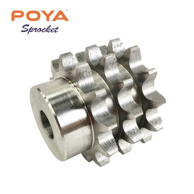 China Transmission Machine China Wholesaler Importer Exporter High Quality Chrome Plated Outboard Custom Double Sprocket for sale