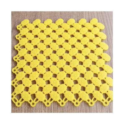 China Good Price Oriental Design Dusting Bath Mat Rug Protection Solid Color Floor Mat for sale