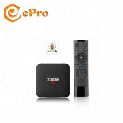 China Support OEM/ODM 2gb TV Box T95 S1 S905W 2G 16G Media Player Android 7.1 T95 S1 TV Box Voice Air Mouse Set Top Box for sale