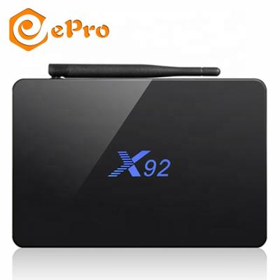 China Android 7.1 Core OEM ODM epro X92 s912 2GB 16GB Smart TV Box Octa Box Best Popular Android TV Box for sale