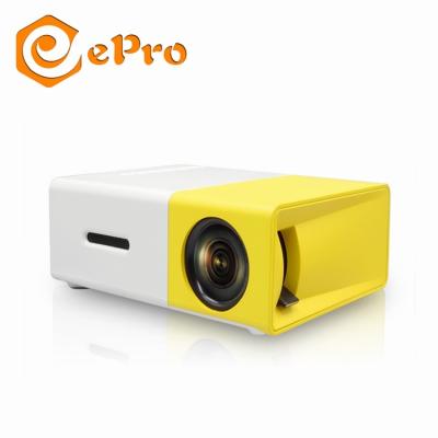 China Built-in Speakers Led ePro YG - 300 LCD Projector Projector Support HD 1080P Mini Projector Long Lamp Life for sale