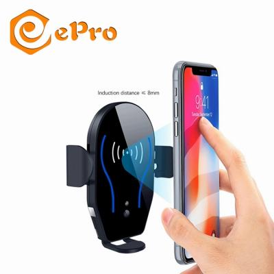 China Auto Mobile Phone EPro Feeling Universal Car Holder Dashboard Suction Cup Magnetic Qi X8 Car Wireless Charger for sale