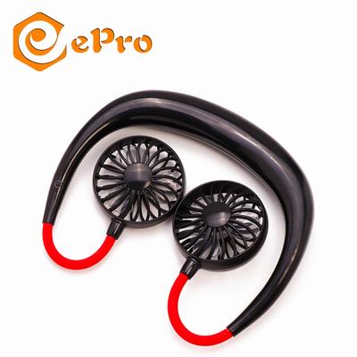 China Hot Selling Portable Folding Hanging Neck ePro Rechargeable Sports LED Car Charging USB Mini Fan For Outdoor for sale