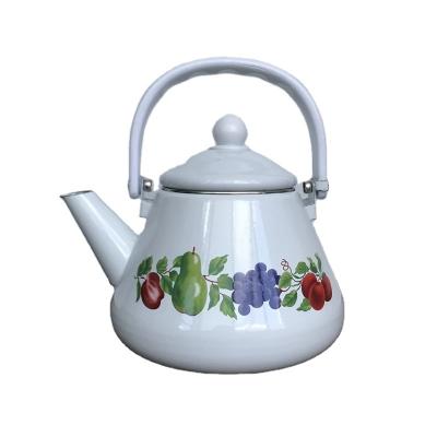 China Sustainable Enamel Kettle for sale