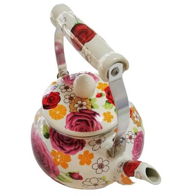 China Sustainable Enamel Tea Kettle for sale