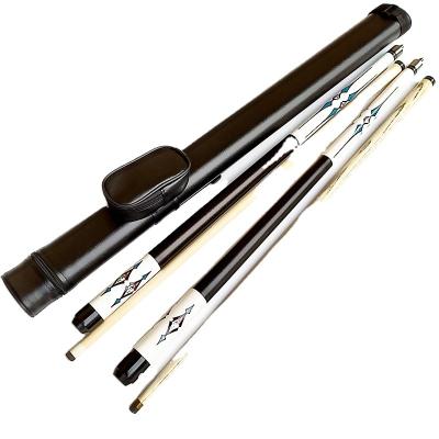 China Elegant Nai Pin 1/2 PU Maple Billiard Cue Stick Wood Billiard Table Accessories for sale