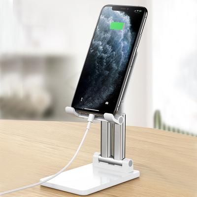 China Fast Shipping Topjoy New Desktop Metal Mobile Phone Holder Stand Adjustable Tablet Holder Mobile Phone Desk Holder for sale