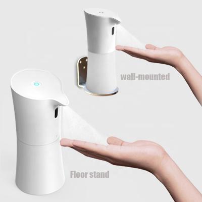 China ABS Automatic Soap Dispenser Alcohol Foam Dispenser 500ml Hand Sanitizer Dispenser With IR Induction for sale