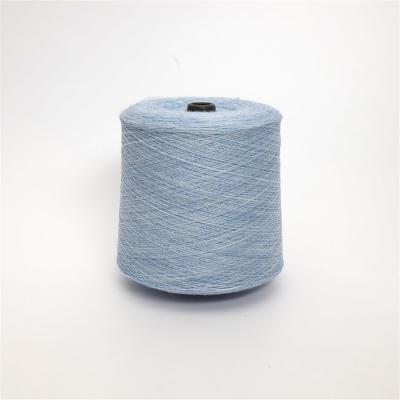 China 2023 Stain 16Nm/1 20% Fashionable Blue Cold-resistant Wool High Tenacity Sewing Thread Knitted Weaving Yarns From China for sale