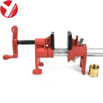 China Carpentry Clamping Tool / Other Quick Release H Style Heavy Cast Iron Clamping Pipe Clamp For Woodworking for sale