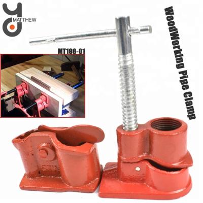 China Woodworking Clamping / Plank Woodworking Quick Release Light Duty Pipe Clamp for sale