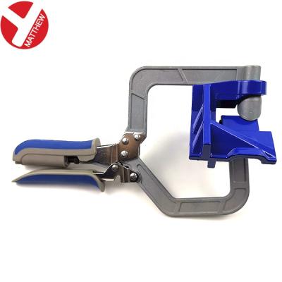 China Quick Release Woodworking Aluminum Tool Holder 90 Degree Right Angle Hinge Clamps for sale