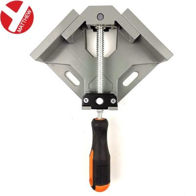 China Working / Other Light Duty Right Angle Aluminum Wood Clamping Single Handle Wood Clamp For 90 Degree To Position for sale