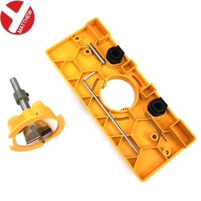 China Easy and Accurate Hole Guide Drill Hinge Hinge Hinge Hole Opener for Gauge Door Cabinets for sale