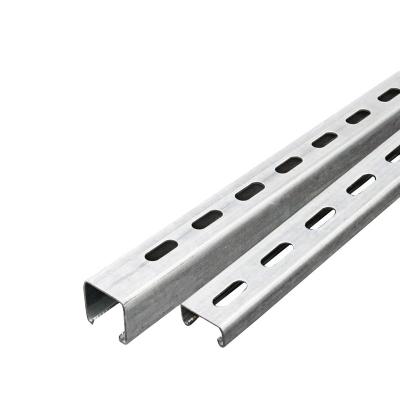 China C Channel 41mm Steel Channel Steel For GI Electrical Wiring Channel For Mechanical Support Systems for sale