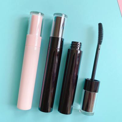 China LZ Mascara Filling Package 100pcs Running Round High End Custom Mascara 13ml Tubes Black Pink Silicone Brush Eyelash Tube Packaging for sale