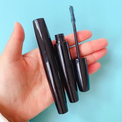 China LZ Mascara Pack Stock 100pcs Filling Triangle Shape Empty Mascara Tube Packaging 17ml Eyelash Serum Black Empty Tube With Brush for sale