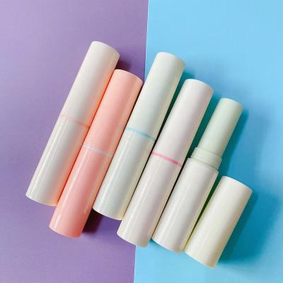 China Colorful Cute Lip Balm 3.5g Tube Filling Lipstick Pack Stock 100pcs LZ Packaging Logo Lip Balm Round Container Custom Made for sale