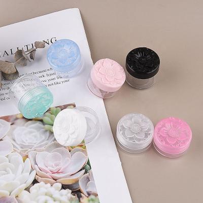 China Low MOQ 100PCS Package LZ Plastic Jar 10g 15g 20g Cherry Blossom Top PS Custom Skin Care Face Creams For Face Cream Cosmetics for sale