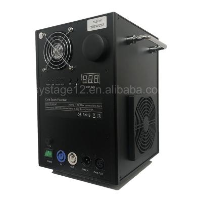 China Popular Small Size 110V/10A Cold Firework Mini Cold Machine For DJ Disco Show Concert for sale