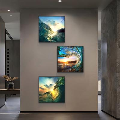 China Modern Living Room Sofa Background Wall Hanging Painting Modern Simple Creative Landscape Painting for sale