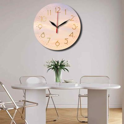 China Modern Fashion Wall Clock Cartoon Children's Room Bedroom Decoration Painting Bedside Wall Decor Clock for sale