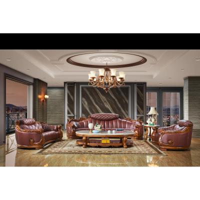 China (Other) BISINI Adjustable Affordable Luxury Wood Red Leather Sofa Set for sale