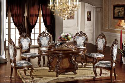 China BISINI Wooden Solid Wood Dining Table Set Price for sale