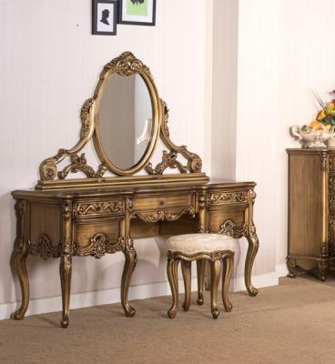 China BISINI Solid Wood Dresser Antique Mirrored Furniture for sale