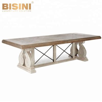 China Bisini Style Solid Wood American Solid Wood Dining Table, Modern Style Dining Table Set BF07-10314 for sale