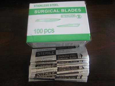 China Stainless Steel Surgical Blades for sale