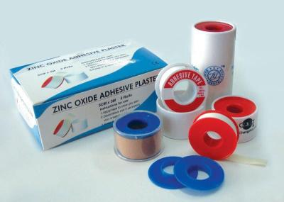 China China low price T/C zinc adhesive oxide plaster with hot melt glue 5cm x10m per tin for sale